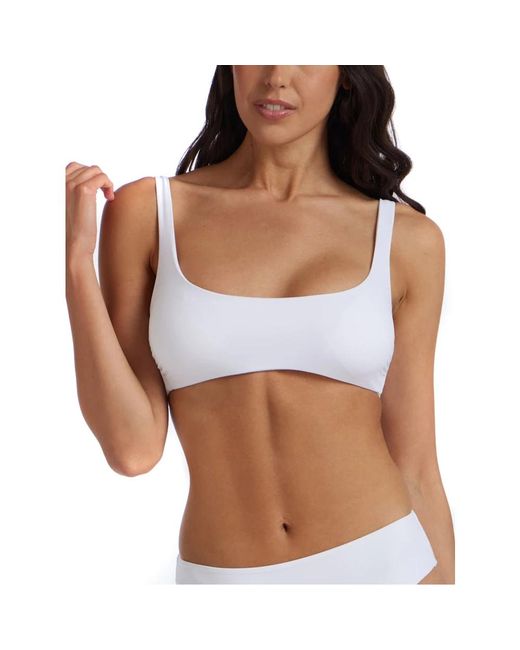 Fisico Badmode ,Wit ,Microfiber Bralette in het White