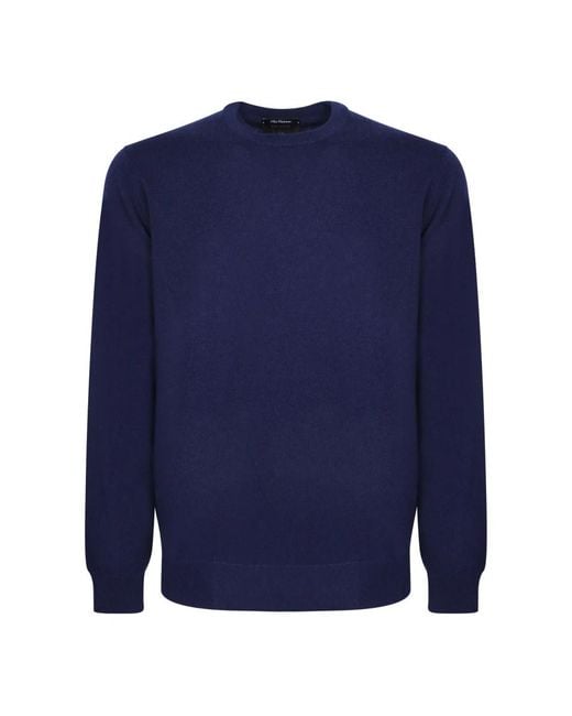 Dell'Oglio Blue Cashmere Knitwear for men