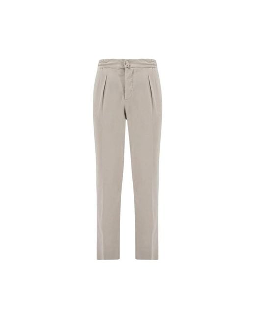 Kiton Gray Chinos for men