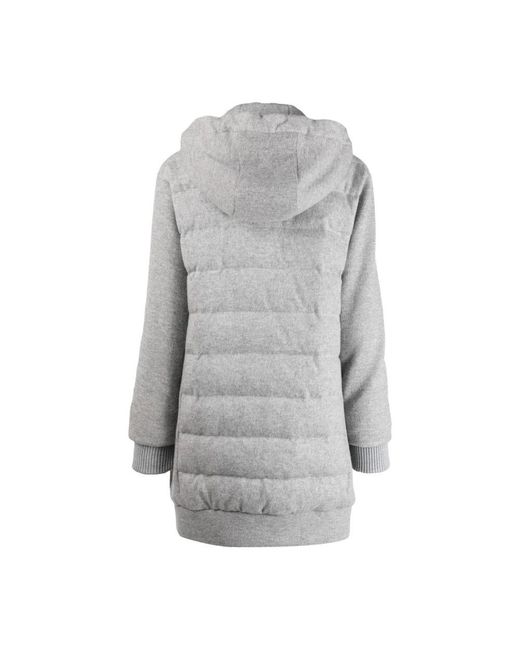 Eleventy Gray Down Coats