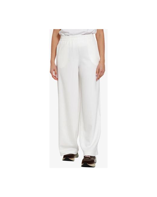 Fay Regular Fit Jersey Broeken in het White