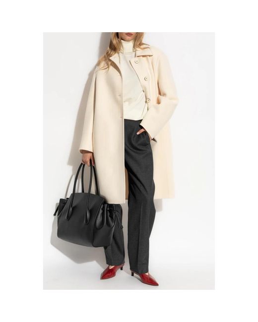 Jil Sander Wollen Coltrui in het White