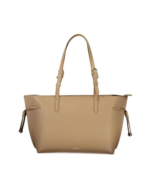 Furla Natural Shopping Bags