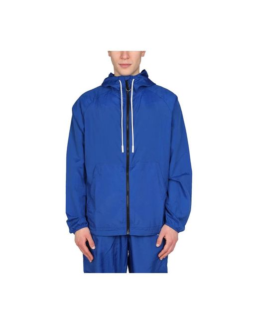 Marcelo Burlon Blue Jacket for men