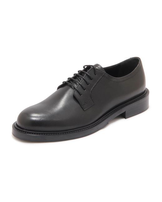Guglielmo Rotta Black Palma Ranch Schwarze Schnürschuhe