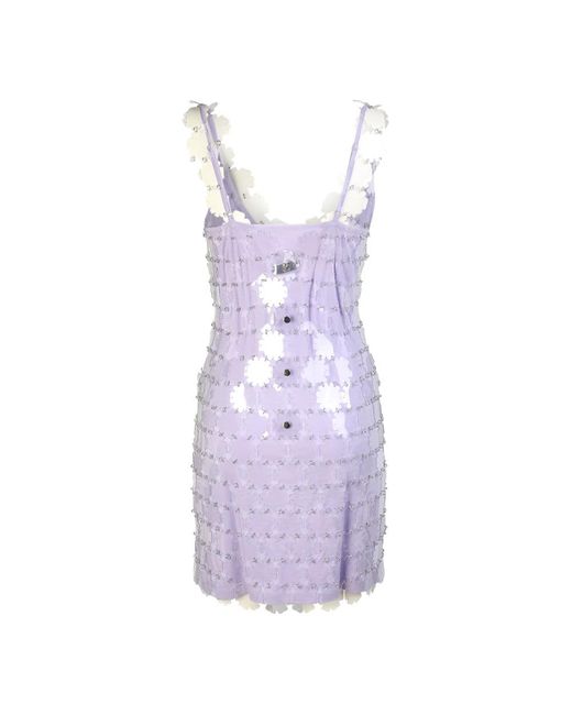 Rabanne Feestkleedjes in het Purple