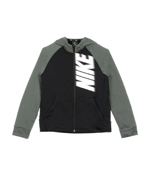 Nike Kinder leichte zip hoodie dri-fit in Gray für Herren