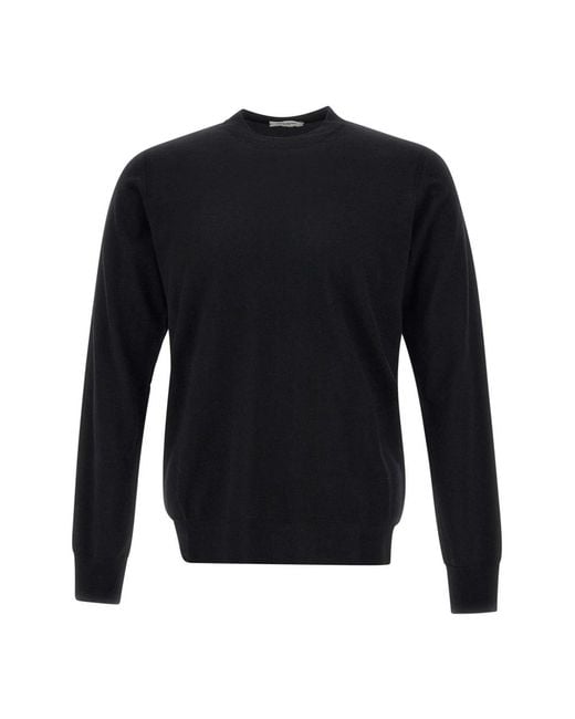 Paolo Pecora Blue Round-Neck Knitwear for men
