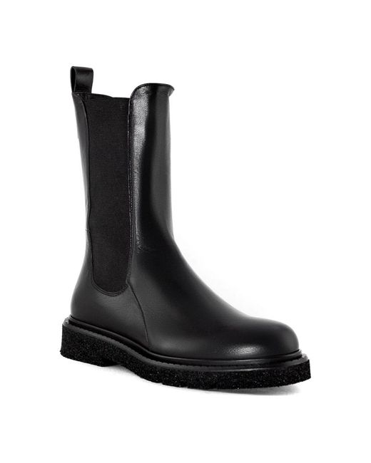 Guglielmo Rotta Black Chelsea Boots