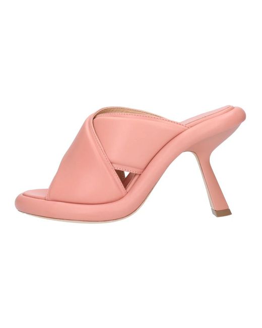 Vic Matié Pink Heeled Mules