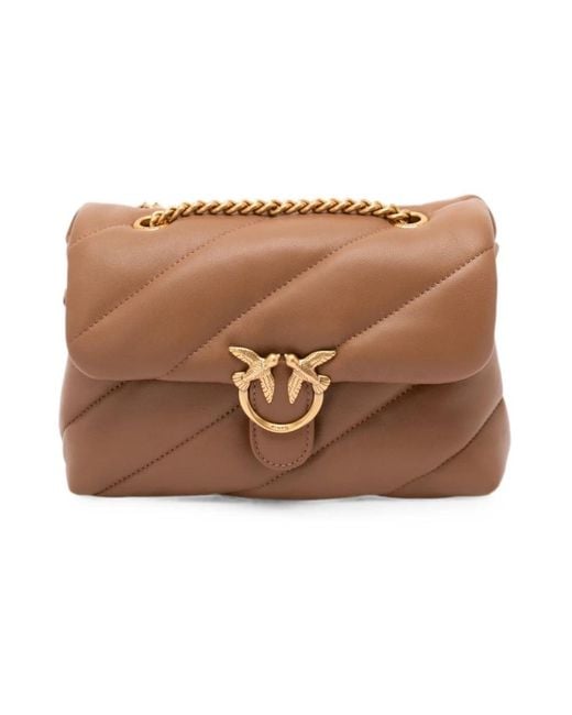 Pinko Brown Shoulder Bags