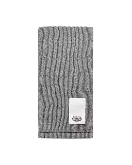 Ruslan Baginskiy Gray Winter Scarves