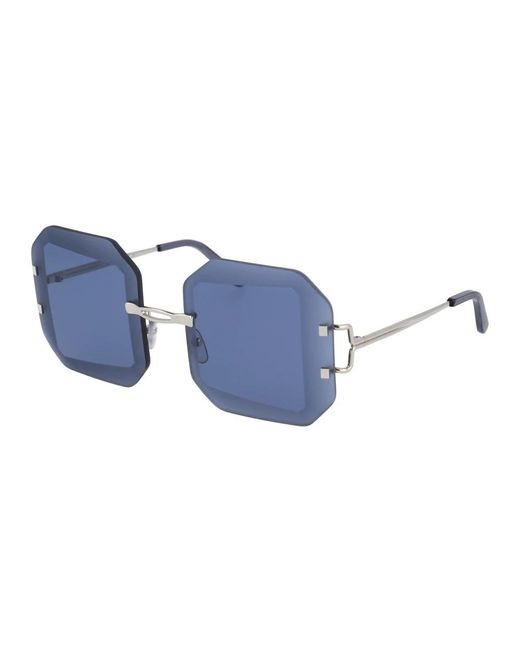 Marni Blue Stilvolle sonnenbrille me109s