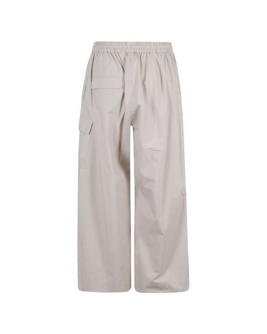 REMAIN Birger Christensen Gray Wide Trousers