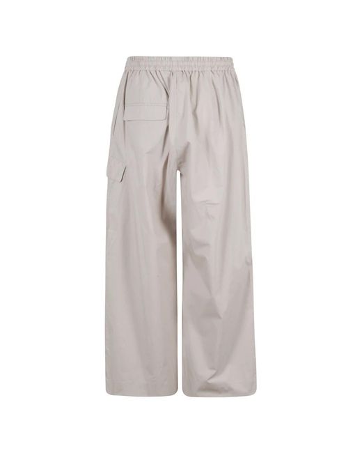 REMAIN Birger Christensen Wide Trousers in het Gray
