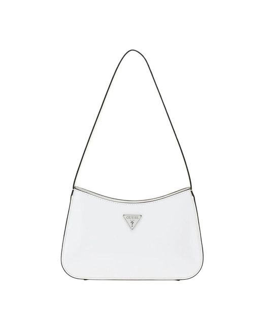 Guess White Shoulder Bags