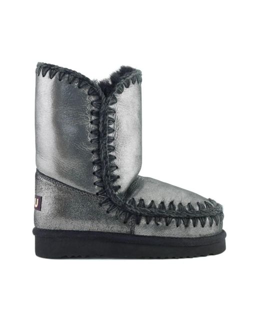 Mou Gray Winter Boots