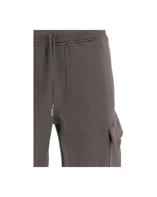 C P Company Gray Casual Shorts for men