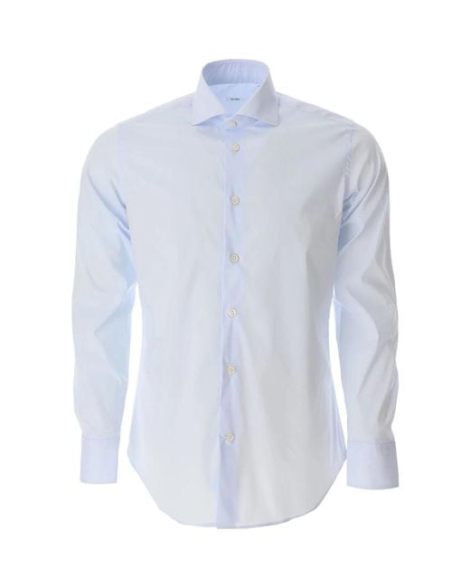 Caliban Blue Casual Shirts for men