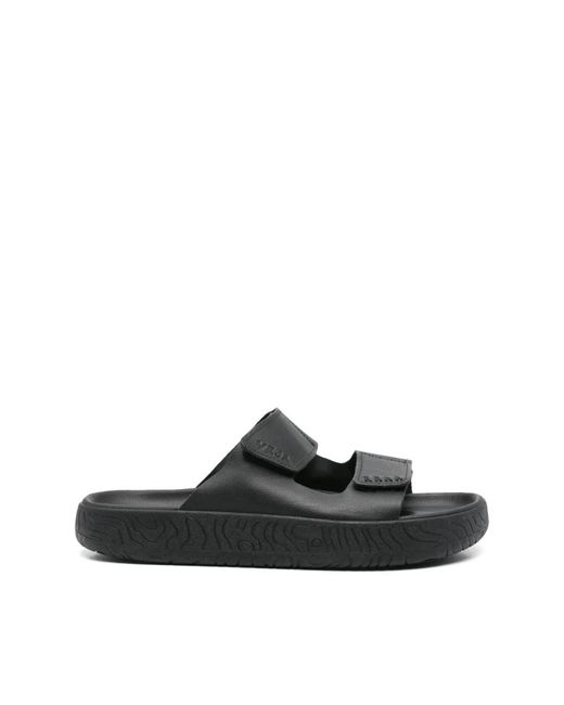 Veja Schoenen ,Zwart ,Leren Volledige Pantoffels in het Black