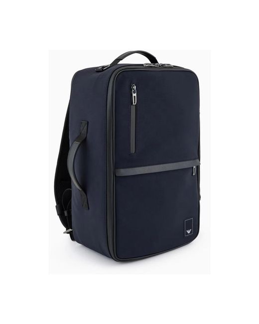 Emporio Armani Blauer eimer rucksack & rucksack in Blue für Herren