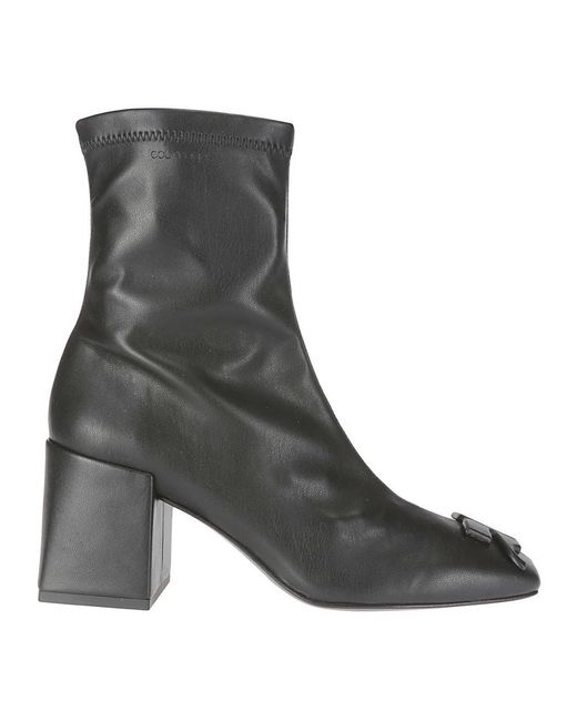 Courreges Black Heeled Boots