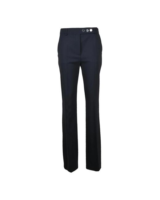 Sportmax Blue Slim-Fit Trousers
