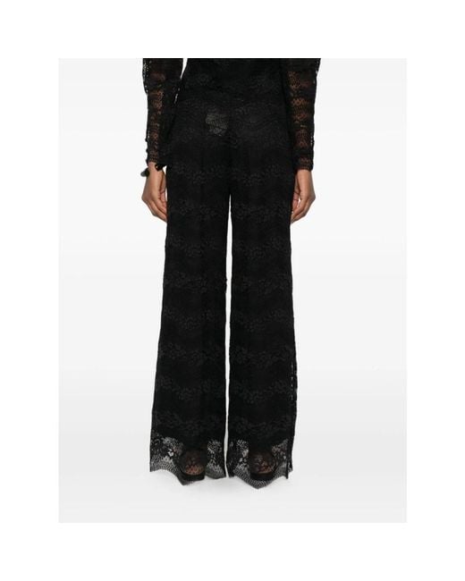 Twinset Black Wide Trousers