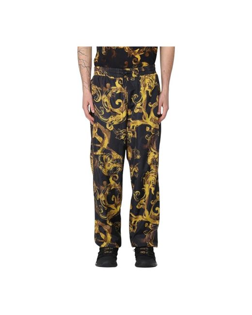 Versace Jeans Couture Multicolor Straight Trousers for men