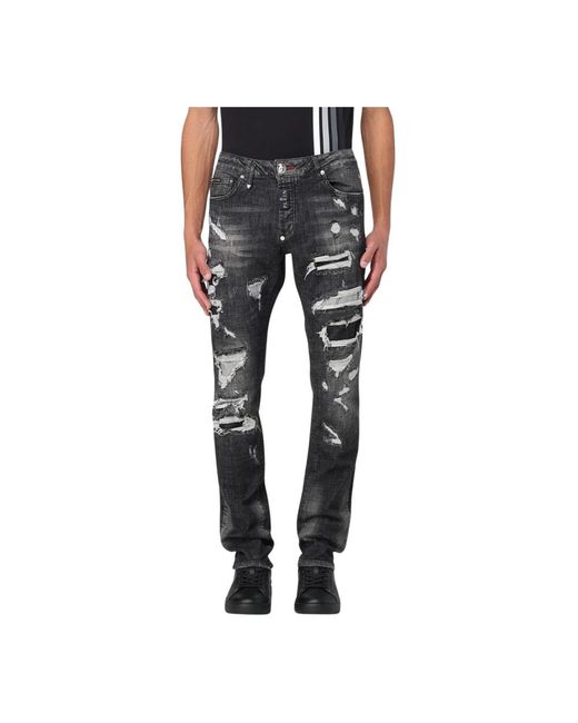 Philipp Plein Blue Slim Fit Jeans for men