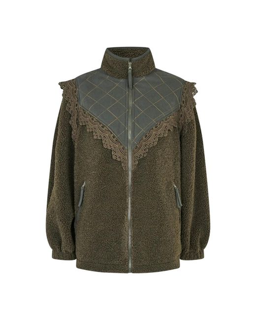 Lolly's Laundry Green Faux Fur & Shearling Jackets