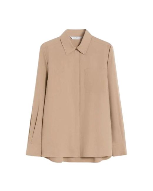 Shirts Max Mara de color Natural