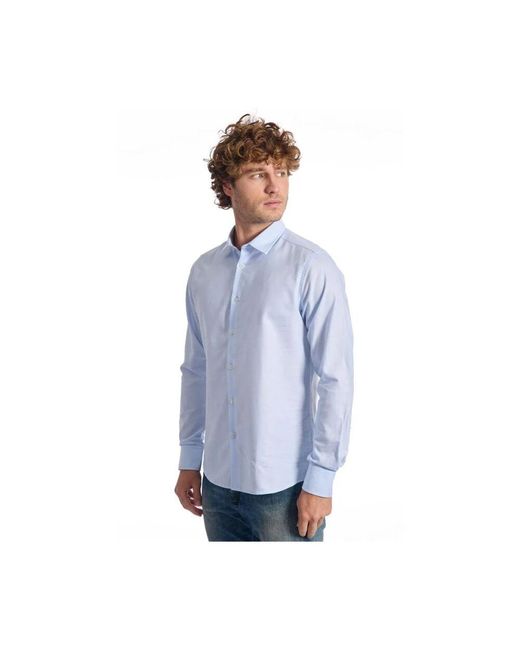 Casual Shirts di Baldinini in Blue da Uomo