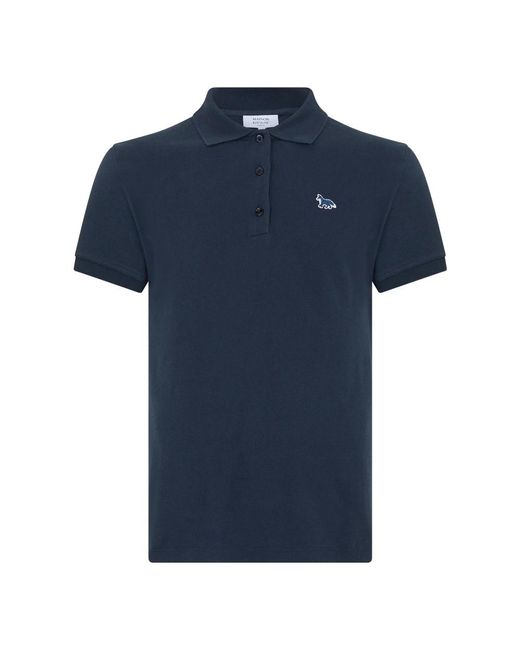 Maison Kitsuné Blue Polo Shirts