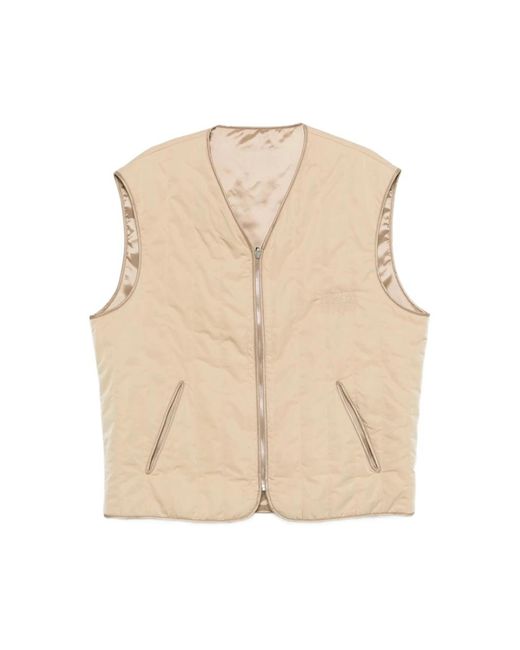 MM6 by Maison Margiela Natural Waistcoats for men