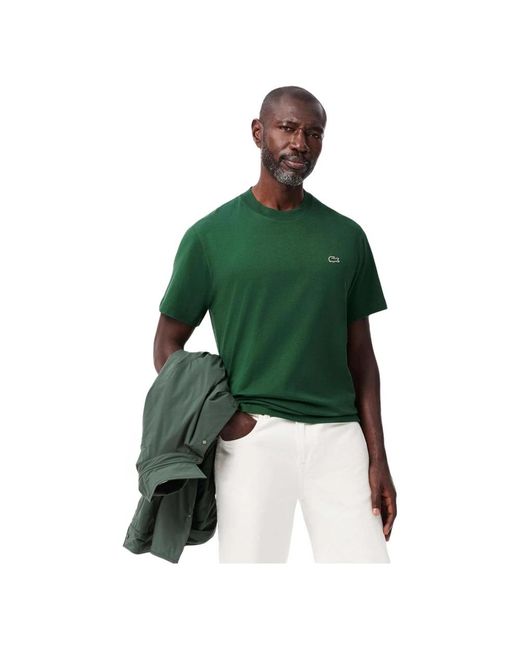Lacoste Tops ,Groen ,T-Shirt in het Green voor heren