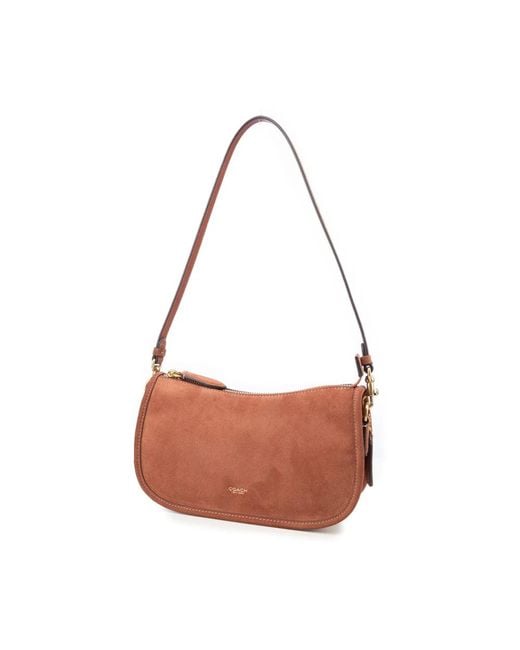 COACH Brown Shoulder Bags