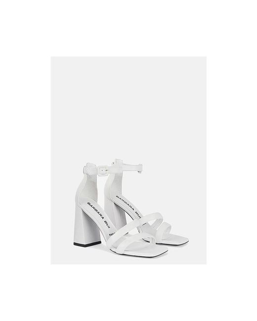 Barbara Bui White High Heel Sandals
