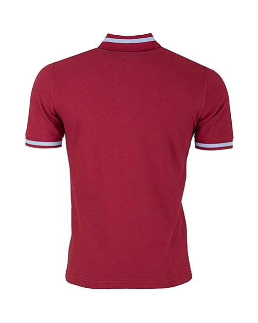 Fred Perry Red Reissues Original Single Tipped Polo Oxblood 924 42 for men