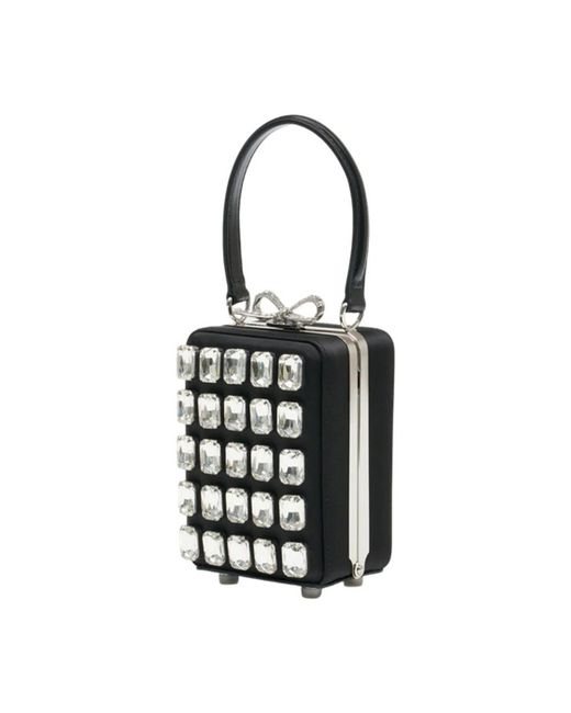 Self-Portrait Black Micro Crescent Bag