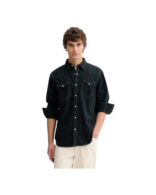 Levi's Casual Hemden in het Black voor heren