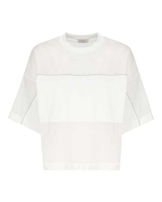 T-Shirts Peserico de color White
