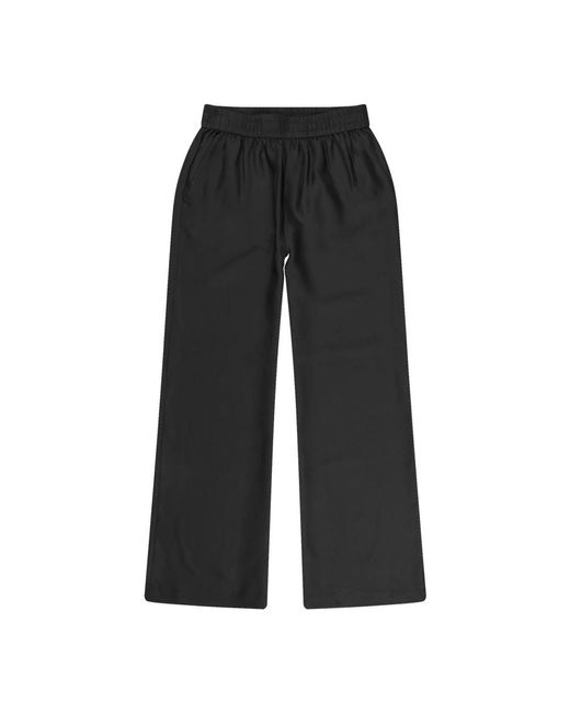 Munthe Elegante Wijde Pijp Broek Zwart in het Black