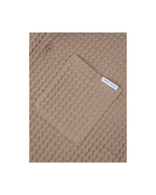 Maison Labiche Brown Short Sleeve Shirts for men