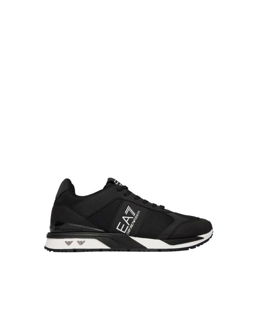 EA7 Black Sneakers for men