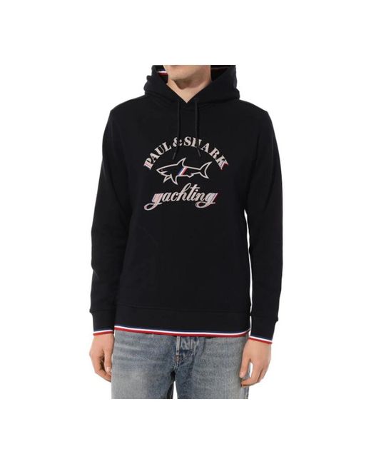 Paul & Shark Blue Hoodies for men