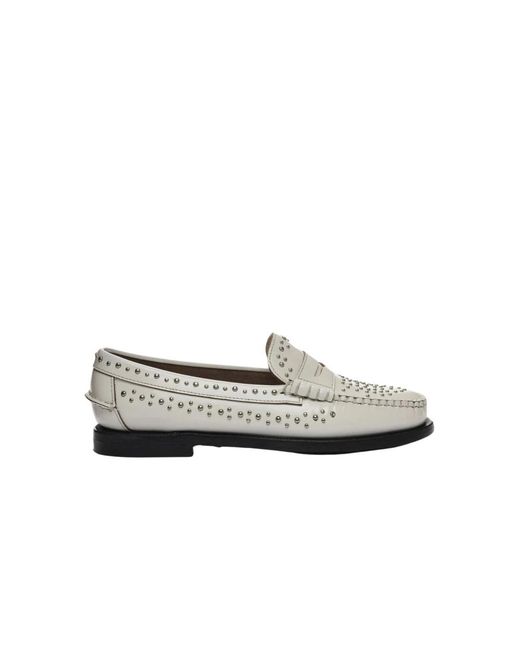 Sebago White Loafers