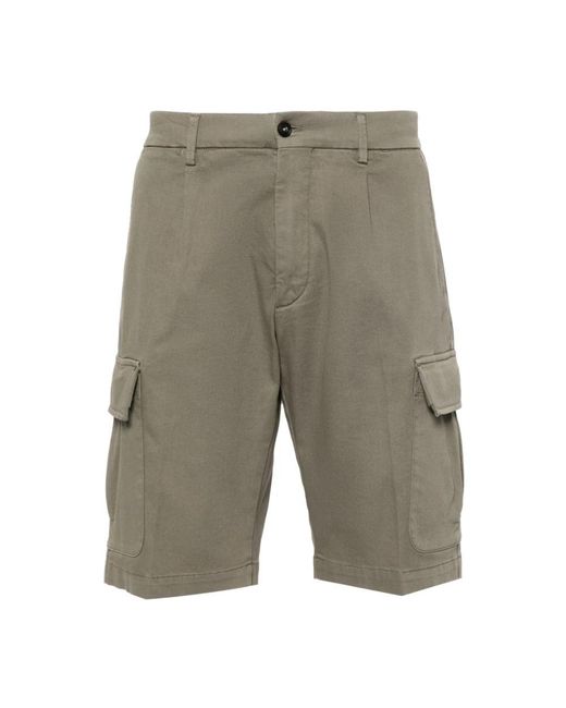 Corneliani Gray Casual Shorts for men