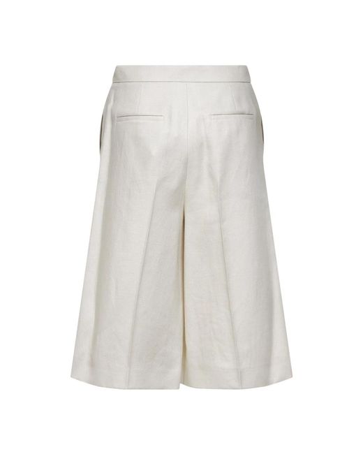 Max Mara Gray Long Shorts