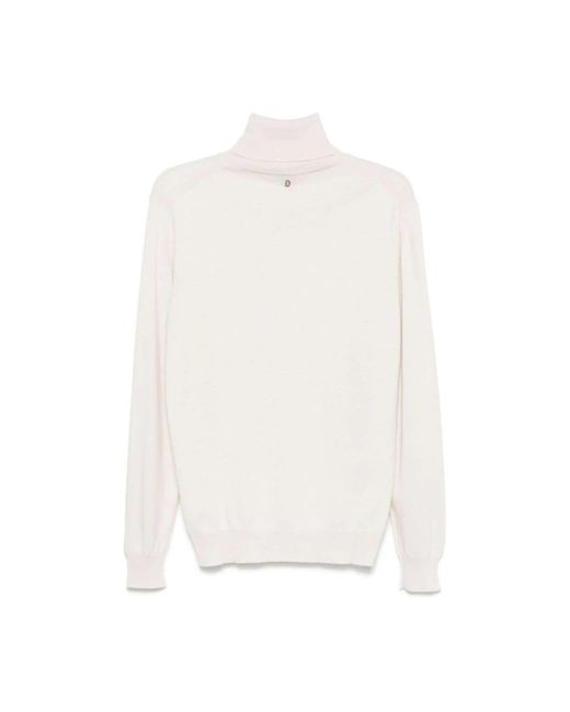 Dondup White Turtlenecks for men